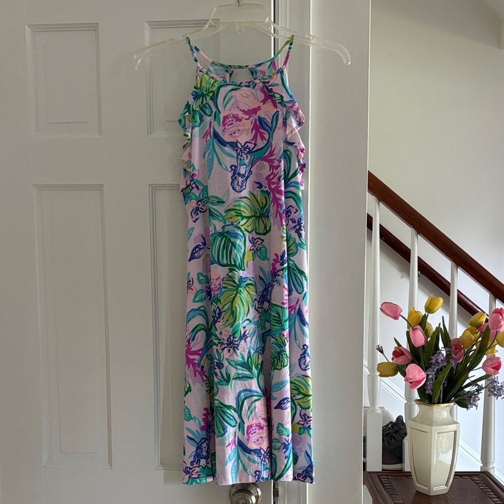 Floral Maxi Dress with Ruffle Detail